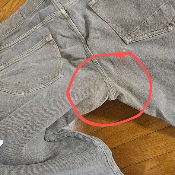 AllSaints Rex Slim Fit Jeans Mens 30x32 Brown - Picture 7 of 7